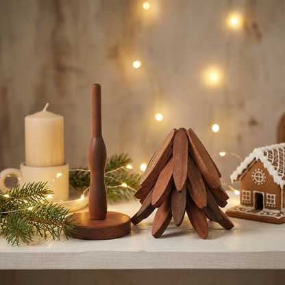 CozyTree™ – Drewniana Choinka Wielofunkcyjna